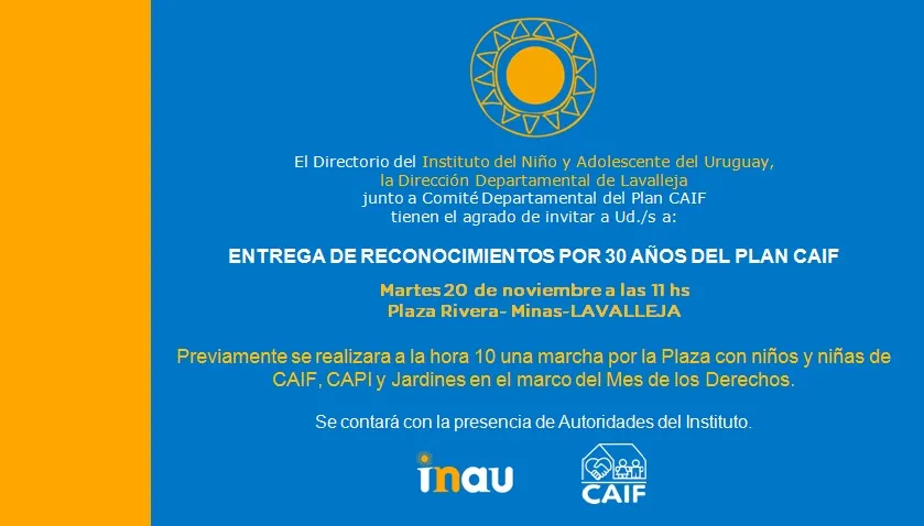 Reconocimiento 30 aos Lavalleja